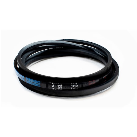 D&D A137 Classical V-Belt, 139 in Outside Length, 1/2 in Top Width, 1 Ribs A137